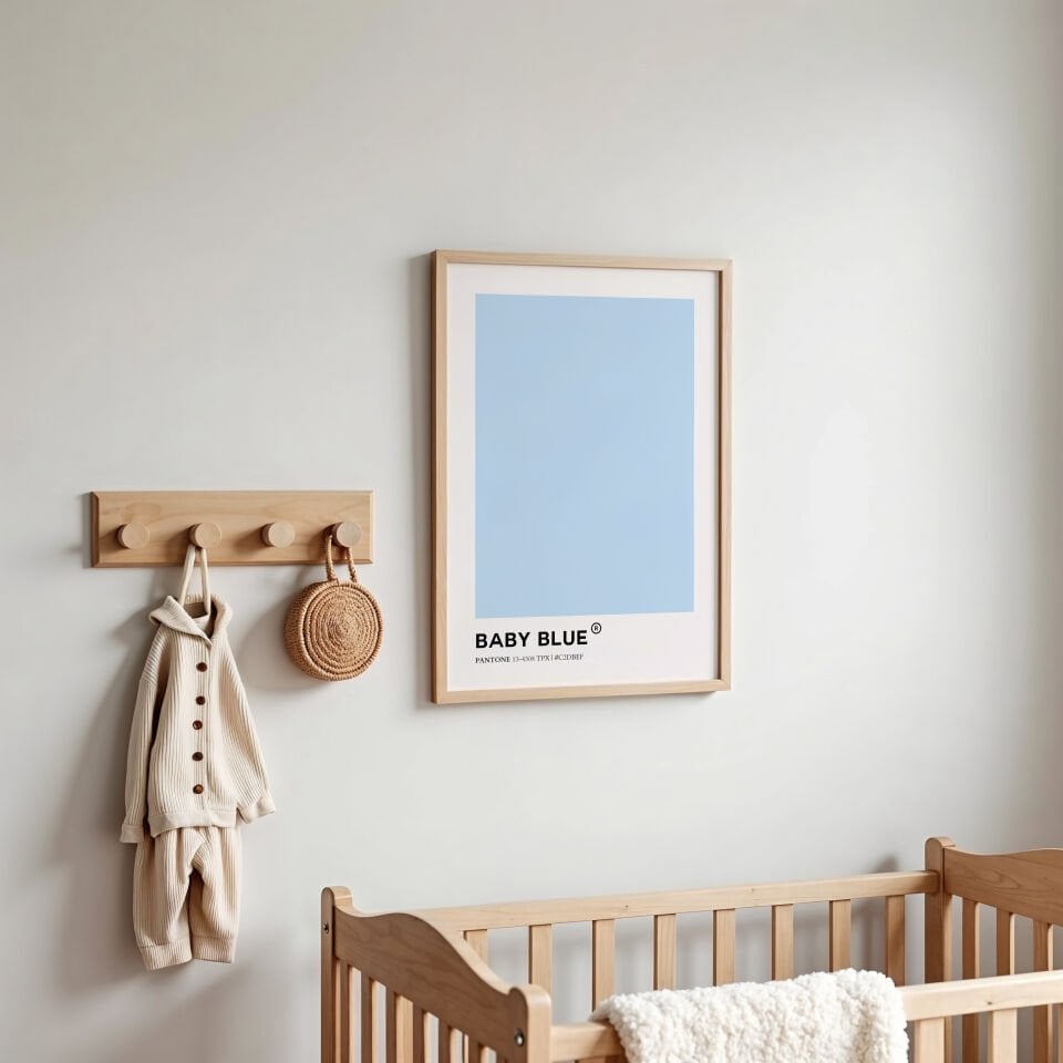 Baby Blue Çerçevesiz Poster