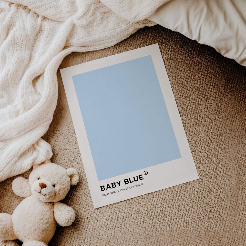 Baby Blue Çerçevesiz Poster