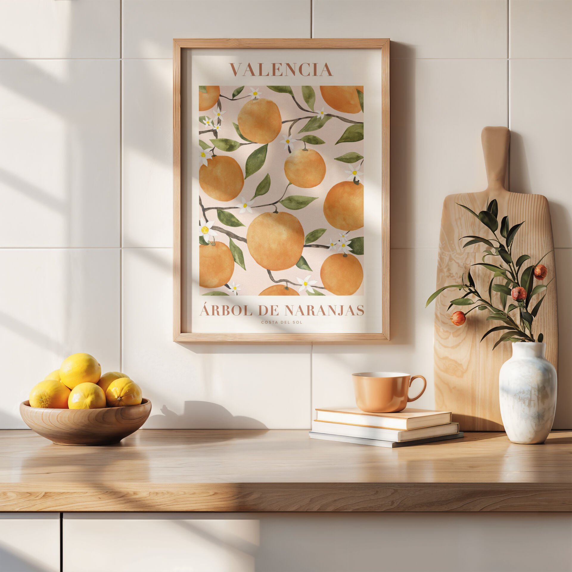 fruit Market Çerçevesiz Poster