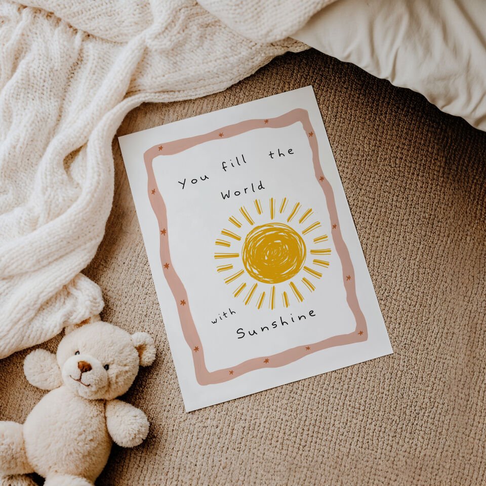 Hope & Sunshine 2'li Çerçevesiz Poster