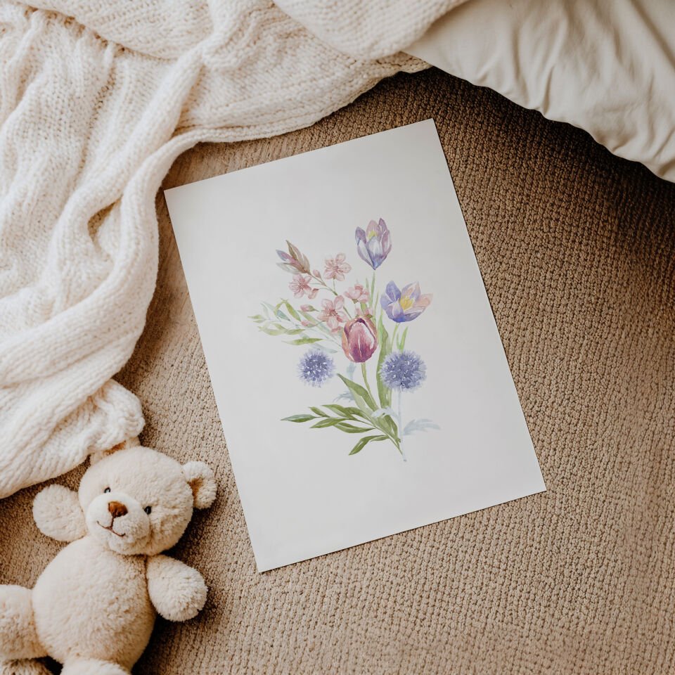 Wildflowers 2'li Çerçevesiz Poster