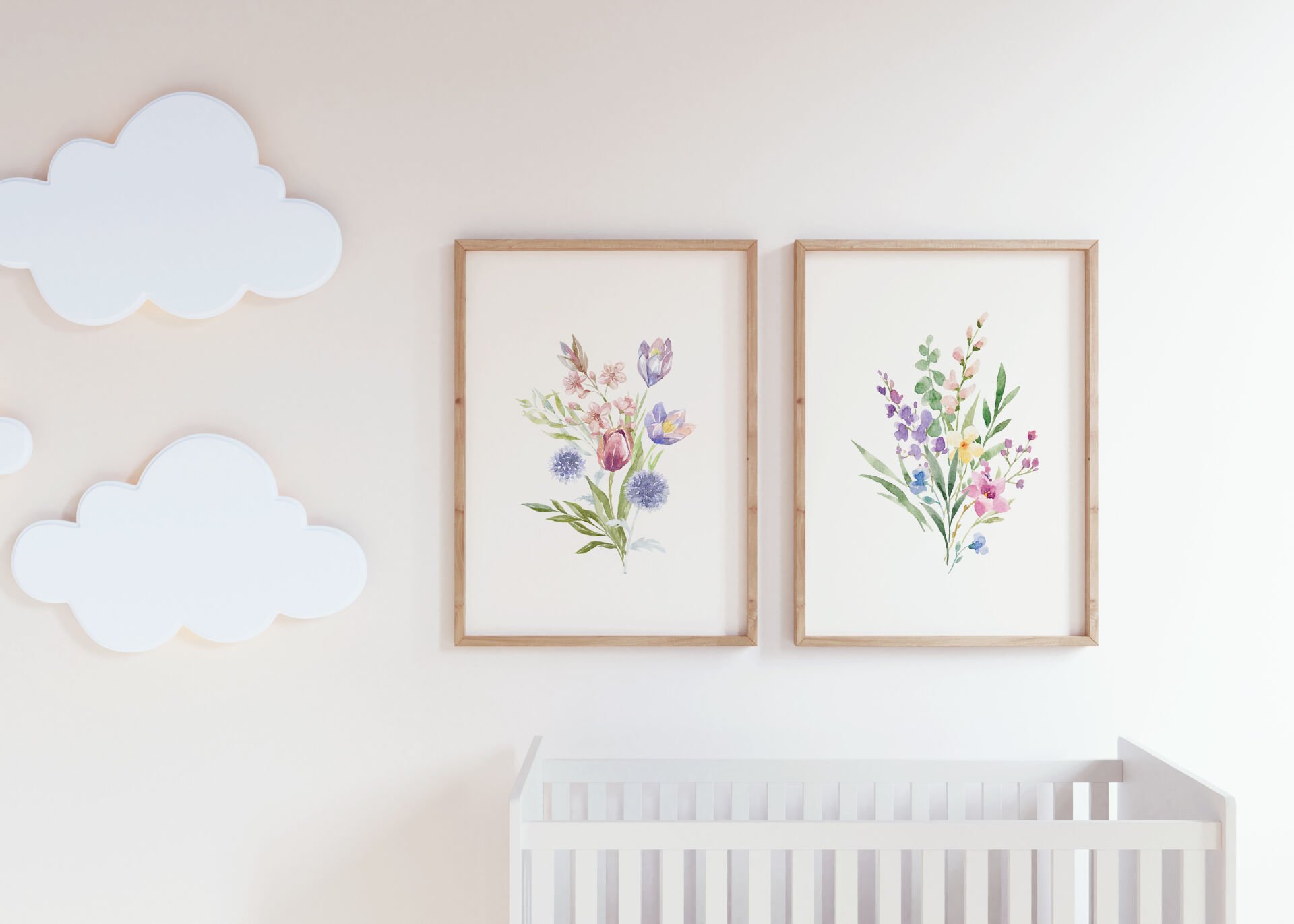 Wildflowers 2'li Çerçevesiz Poster
