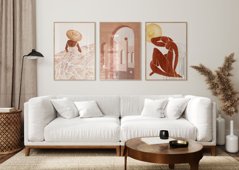 Terracotta Dreams 3'lü Çerçevesiz Poster