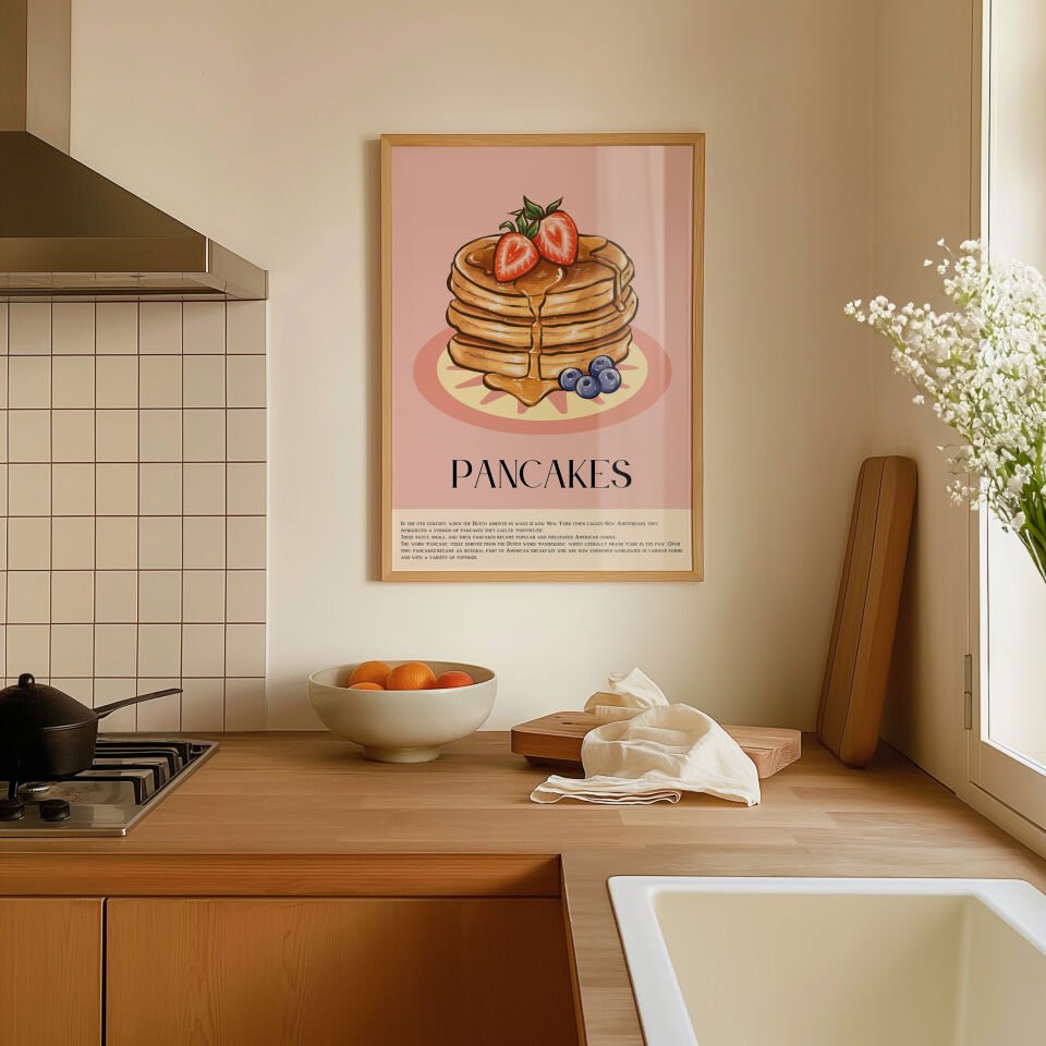 Pancakes Çerçevesiz Poster
