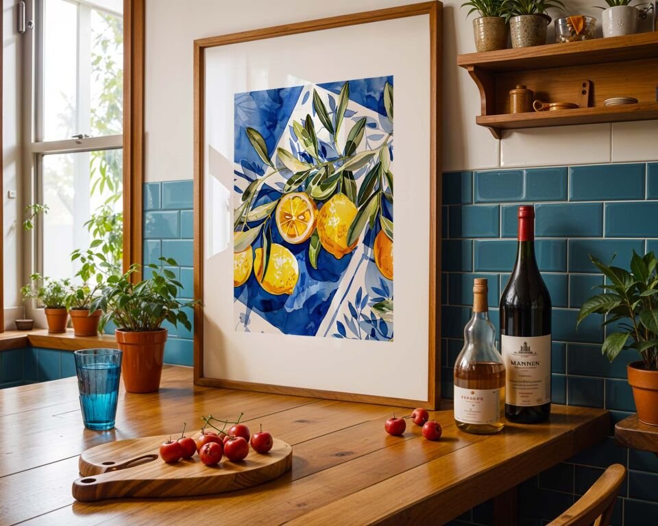Lemon Grove Kitchen Çerçevesiz Poster