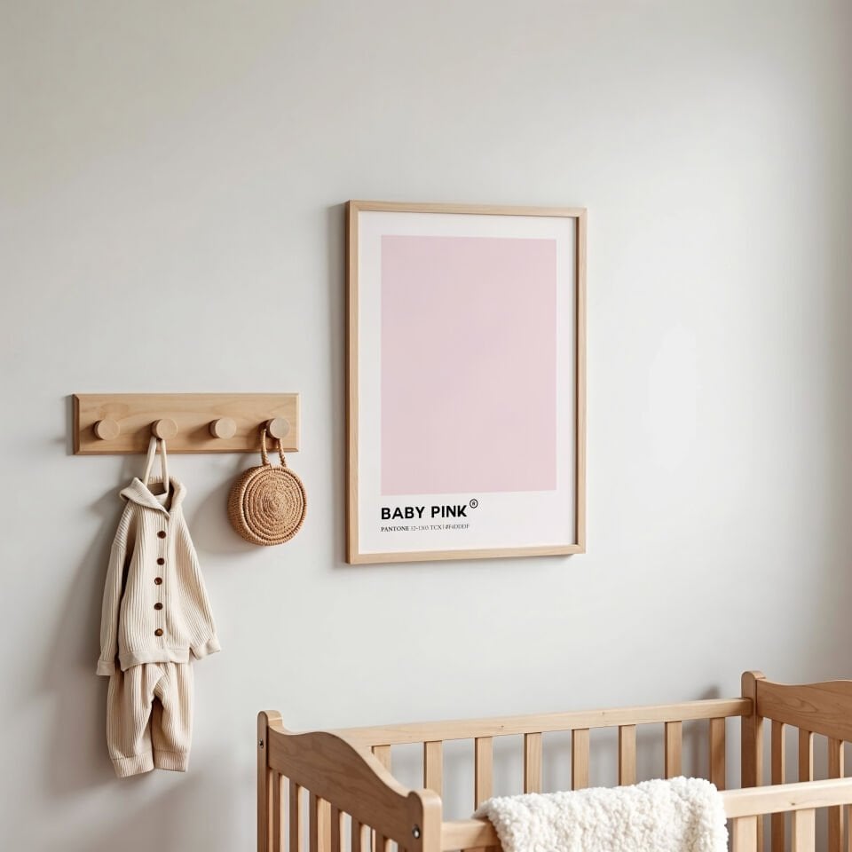 Baby Pink Çerçevesiz Poster