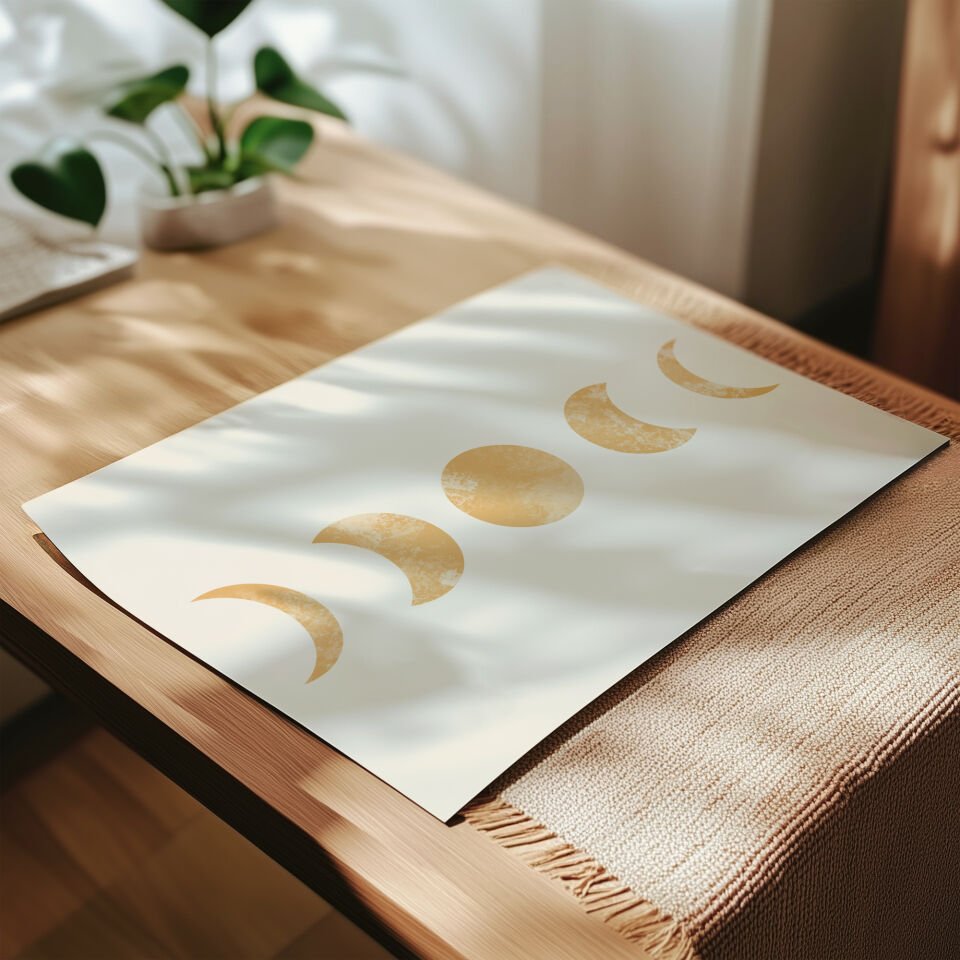 Boho Cosmic 2'li Çerçevesiz Poster