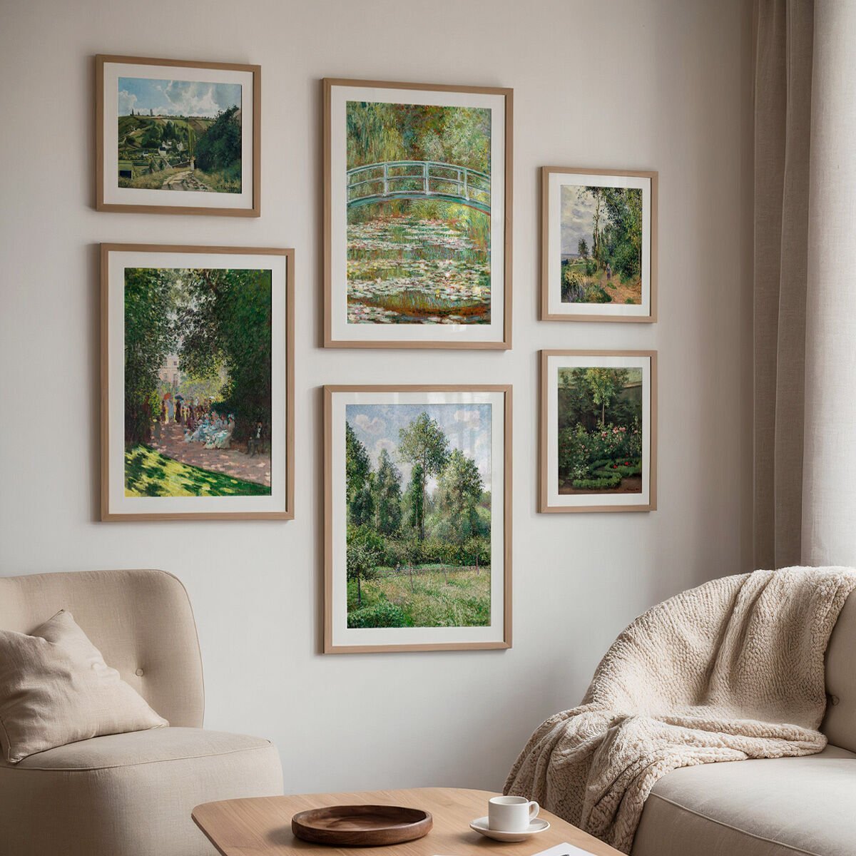 Impression Garden Çerçevesiz Poster Set