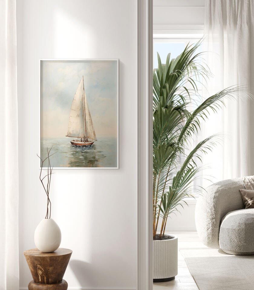 Coastal Set Çerçevesiz Poster Set