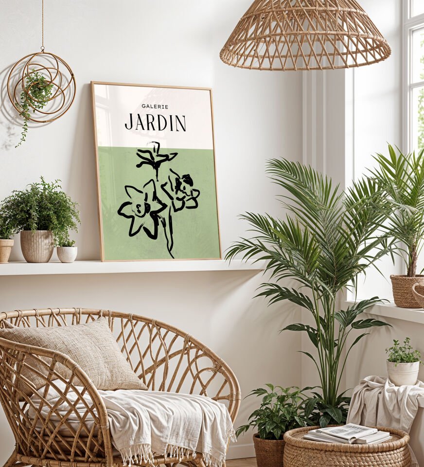 Galerie Jardin 3'lü Çerçevesiz Poster