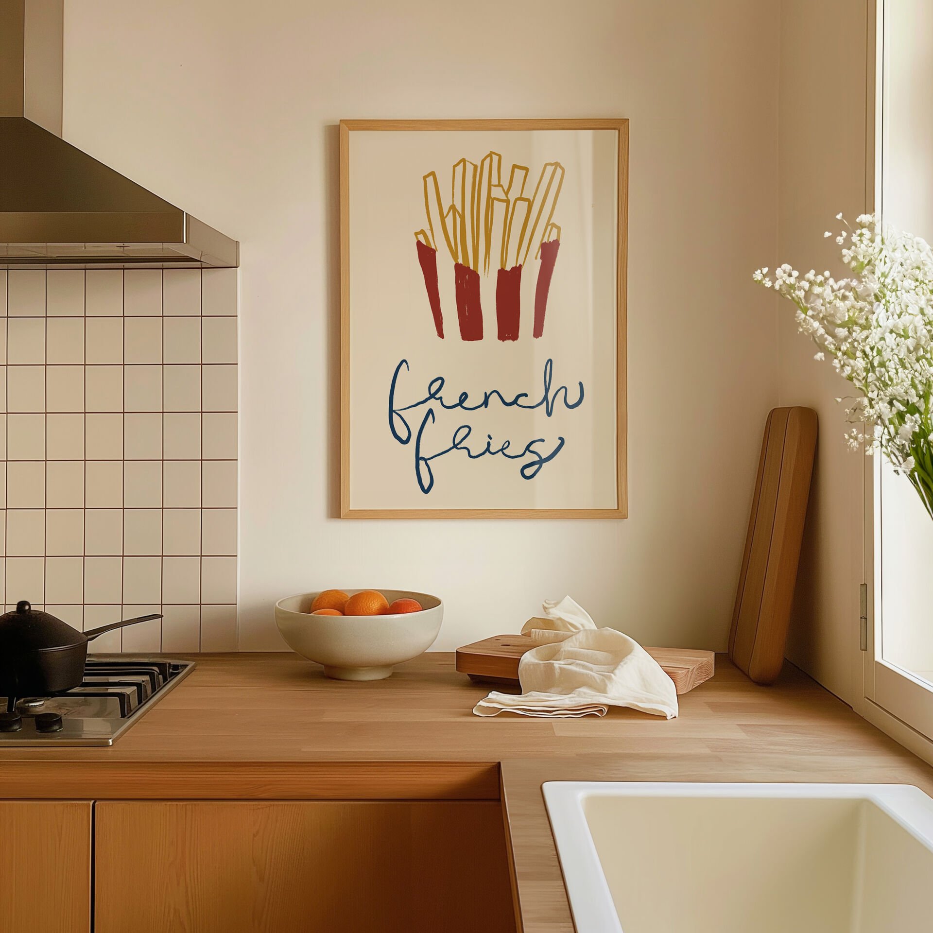 French Fries Çerçevesiz Poster