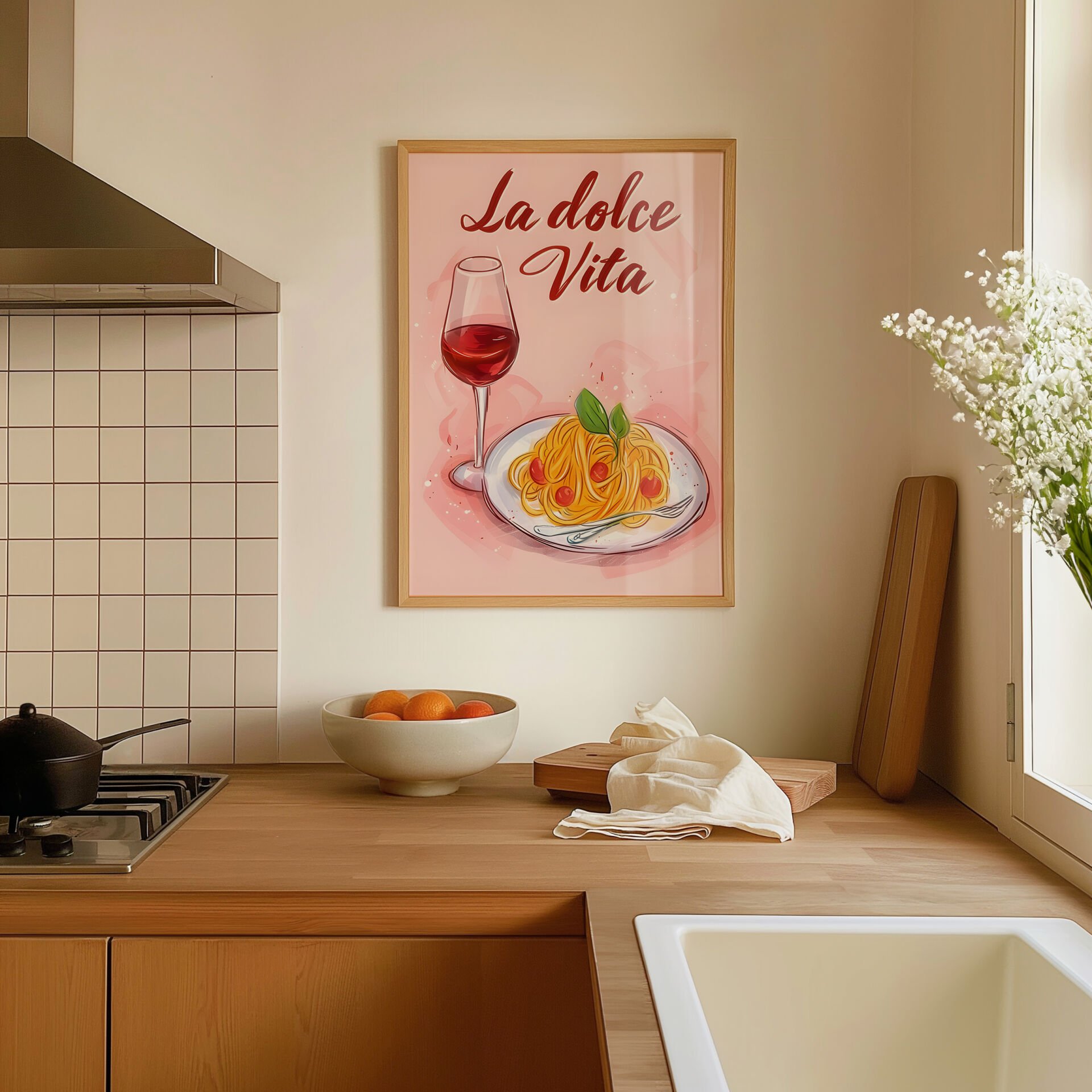 La Dolce Vita Çerçevesiz Poster