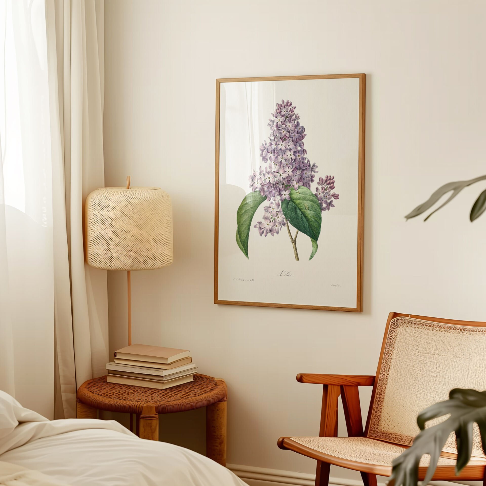 Lilac Botanical Çerçevesiz Poster