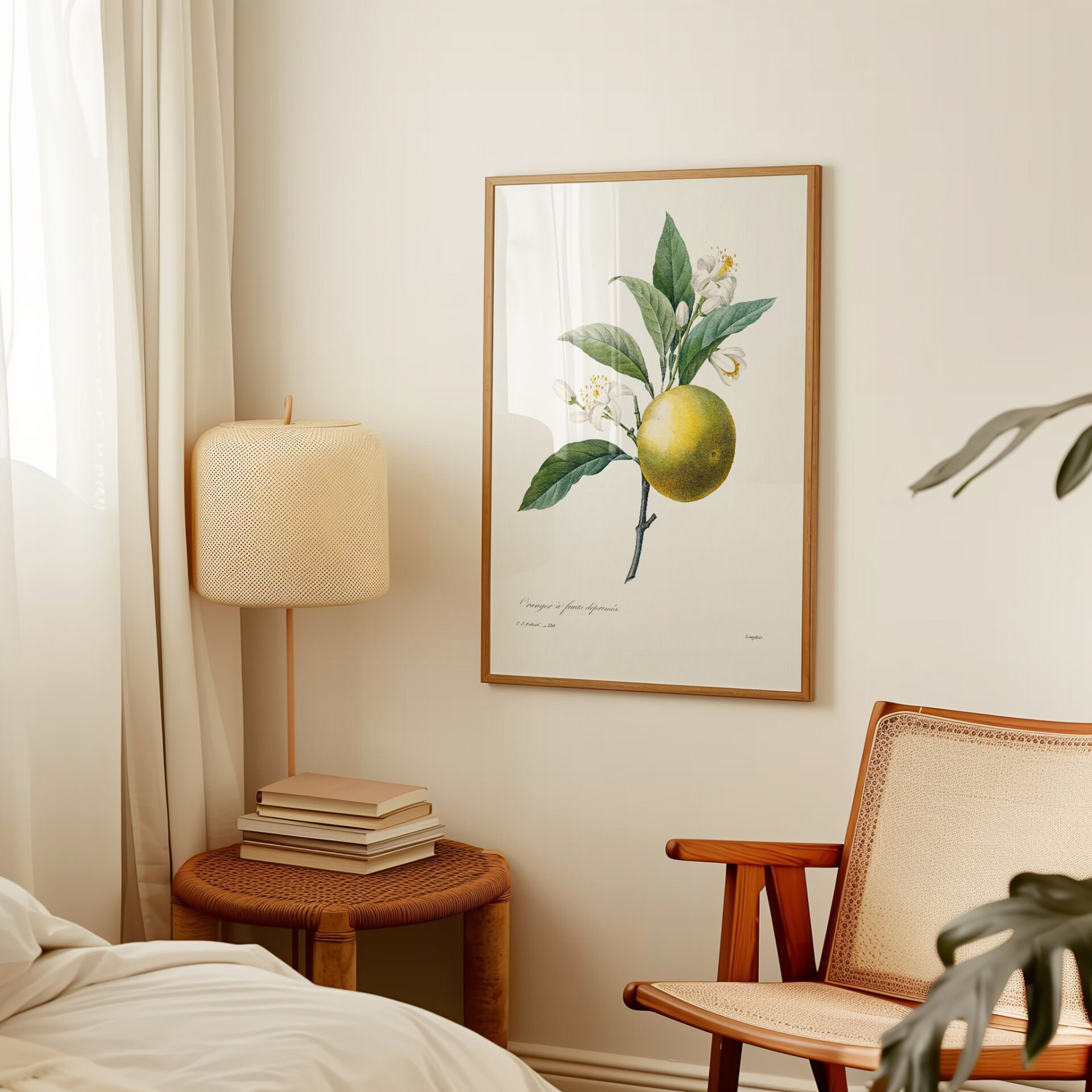 Vintage Citrus Botanical Poster