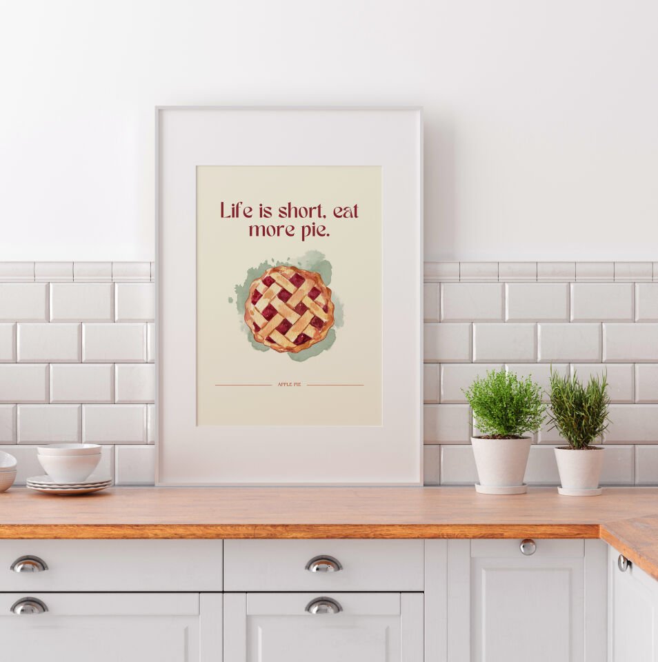 More Pie Çerçevesiz Poster