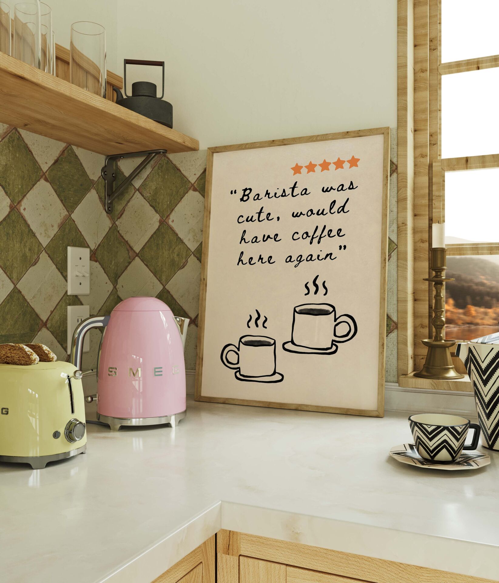 Espresso Crush Çerçevesiz Poster