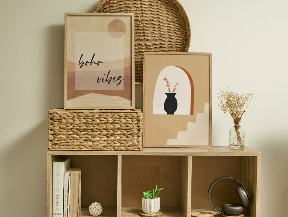 Bohème Vibes Minimalist Poster Set