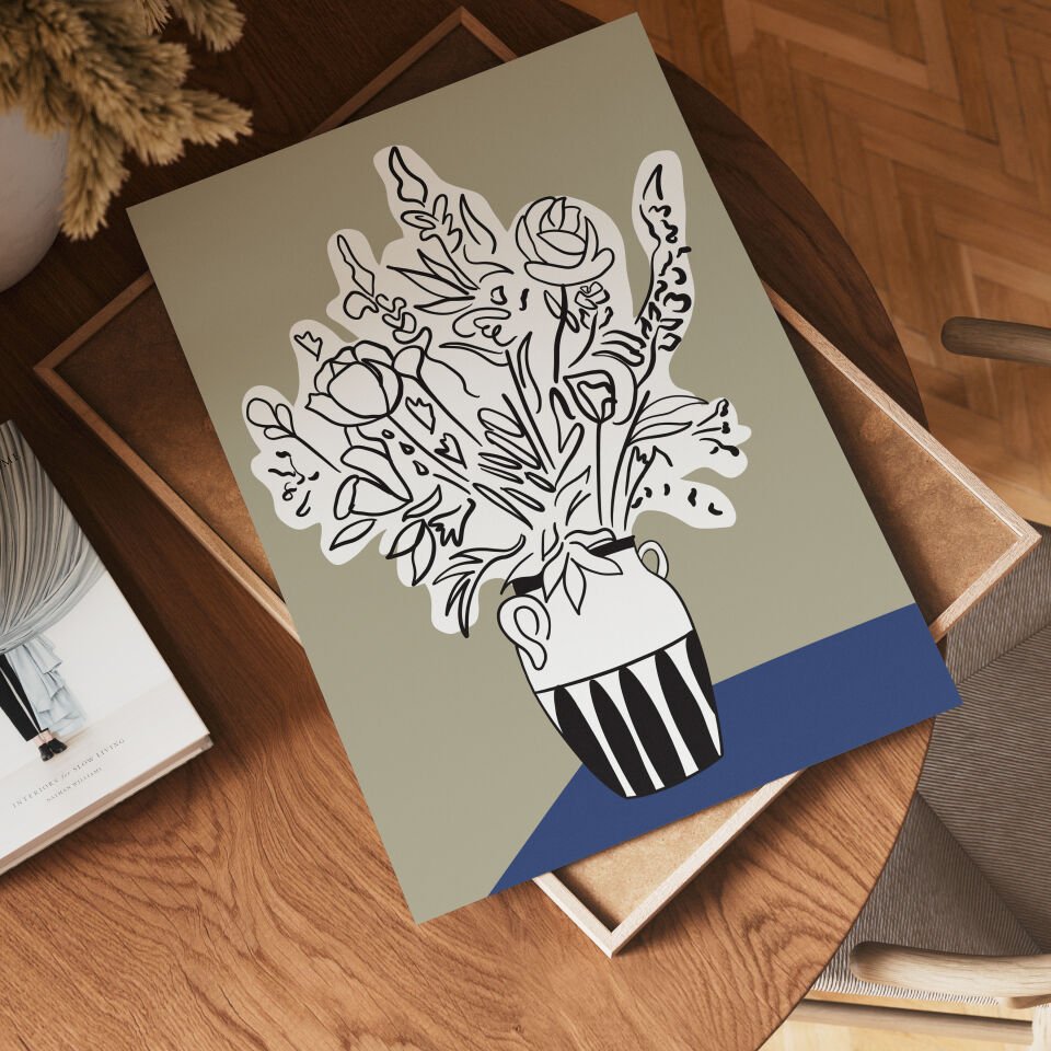 Contemporary Art Çerçevesiz Poster Set