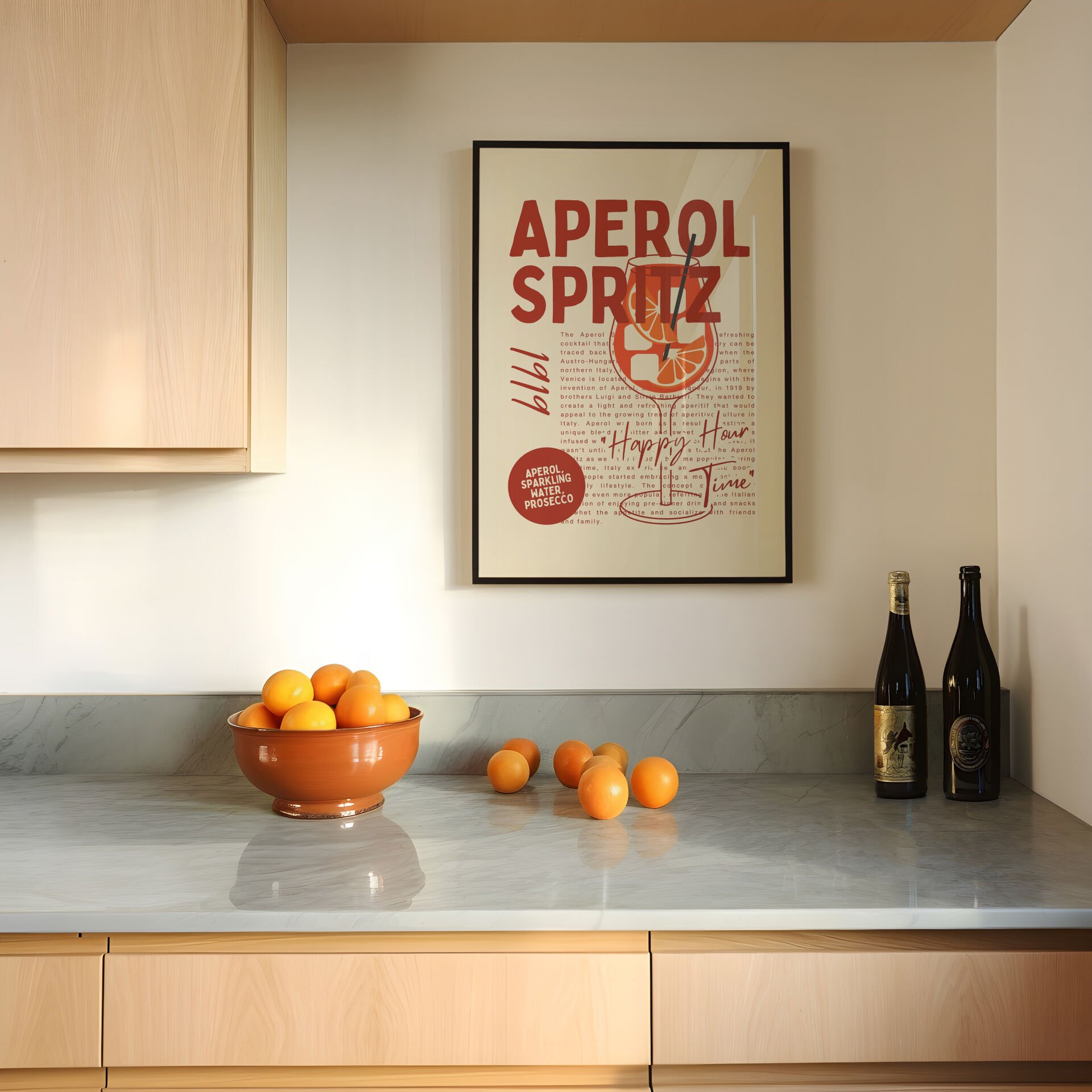 Aperol Spritz Çerçevesiz Poster