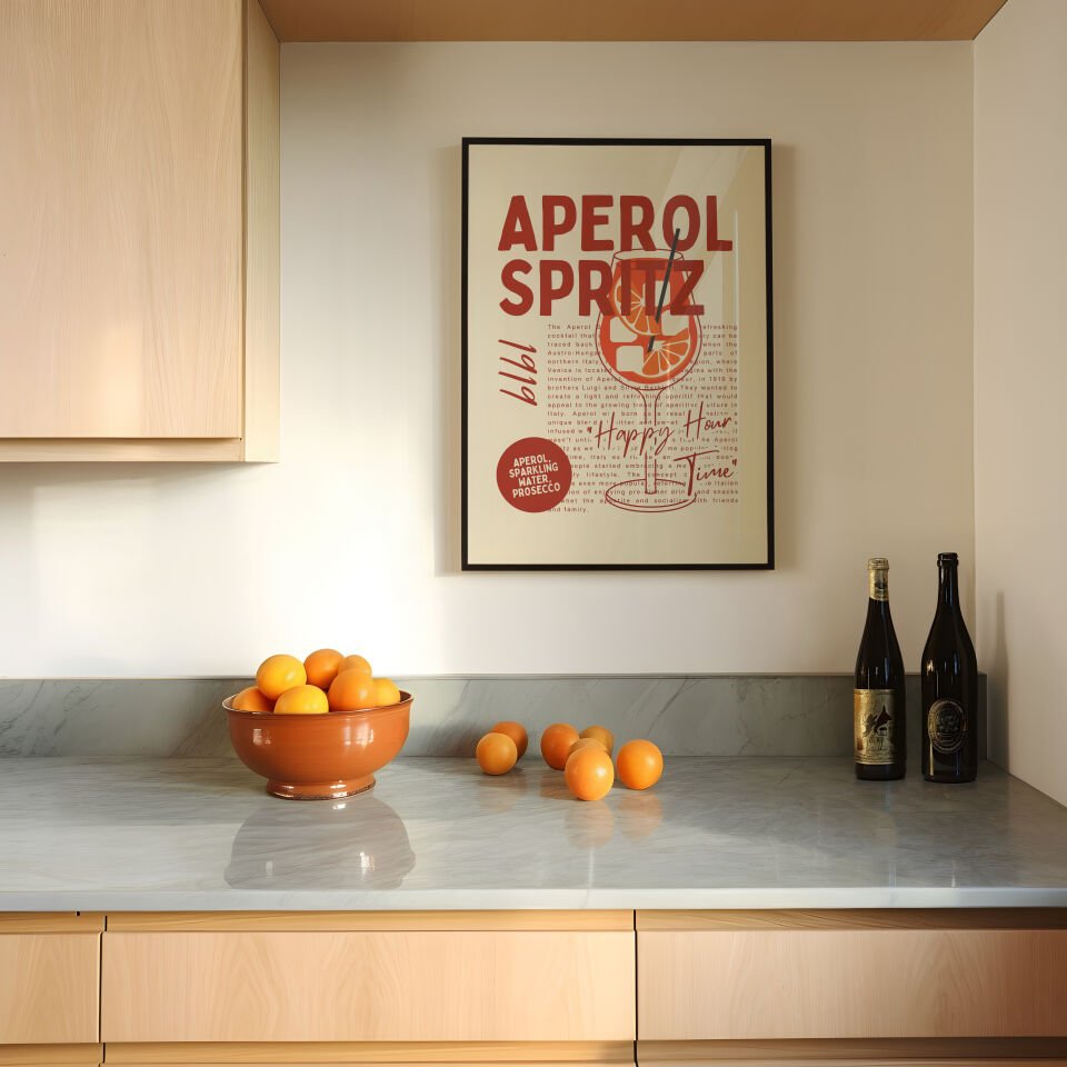 Aperol Spritz Çerçevesiz Poster