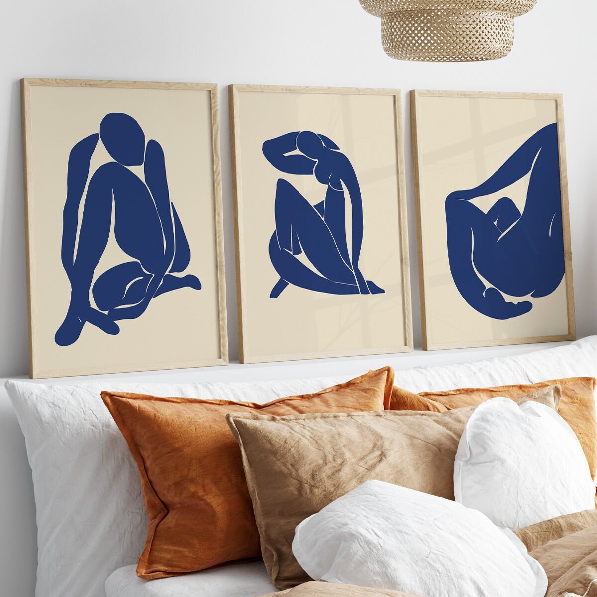 Matisse Modern 3'lü Çerçevesiz Poster