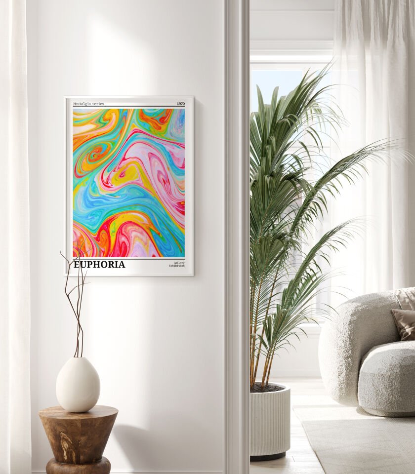 Euphoria Swirl Çerçevesiz Poster