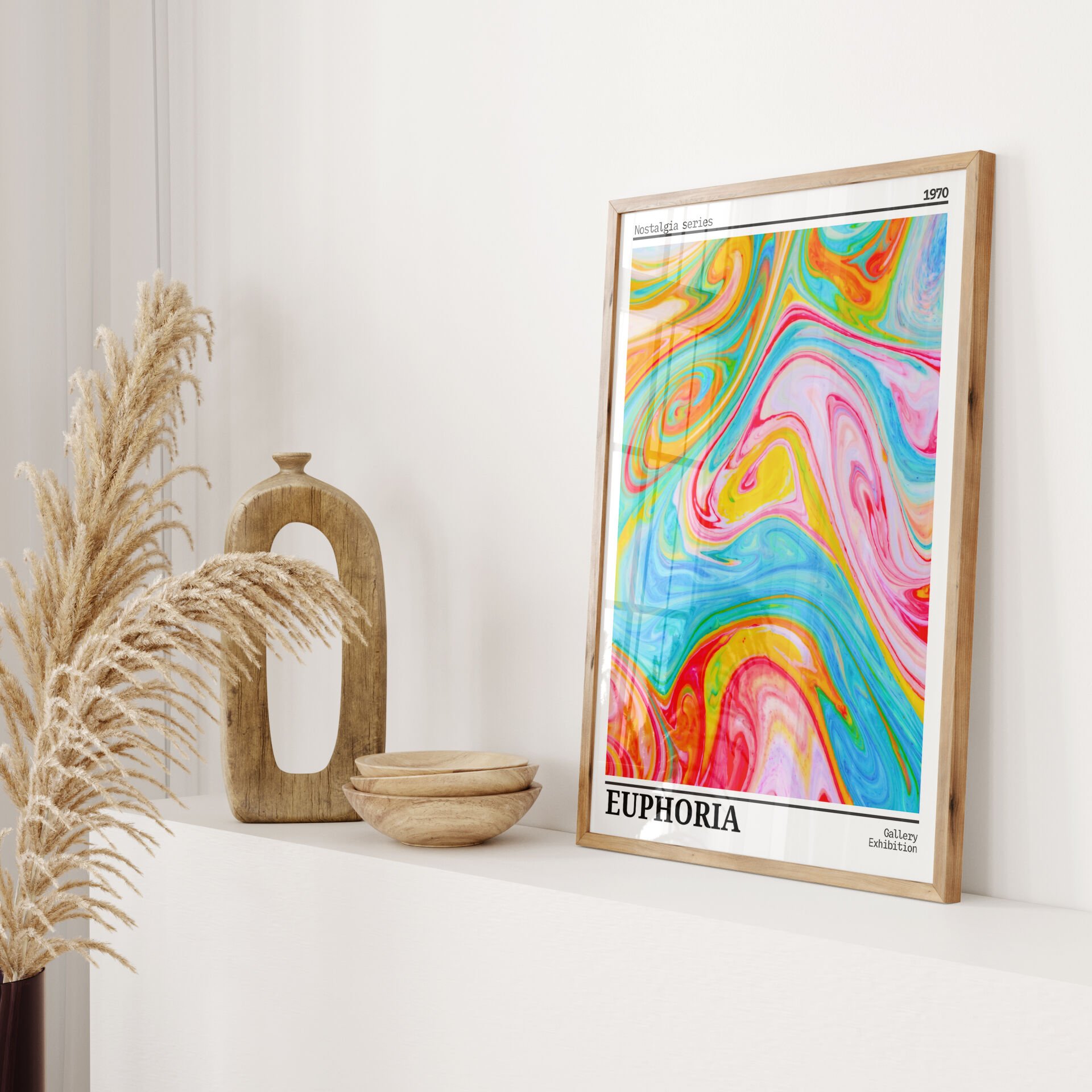 Euphoria Swirl Çerçevesiz Poster