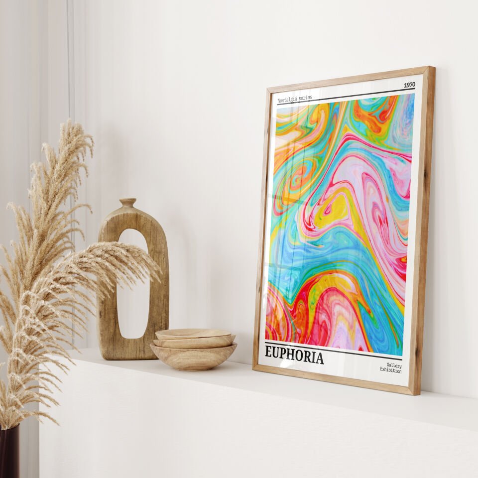 Euphoria Swirl Çerçevesiz Poster