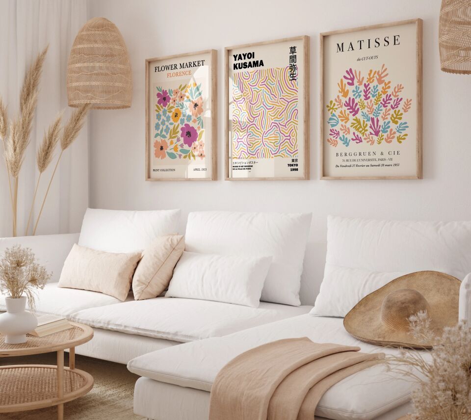 Color Muse Çerçevesiz Poster Seti
