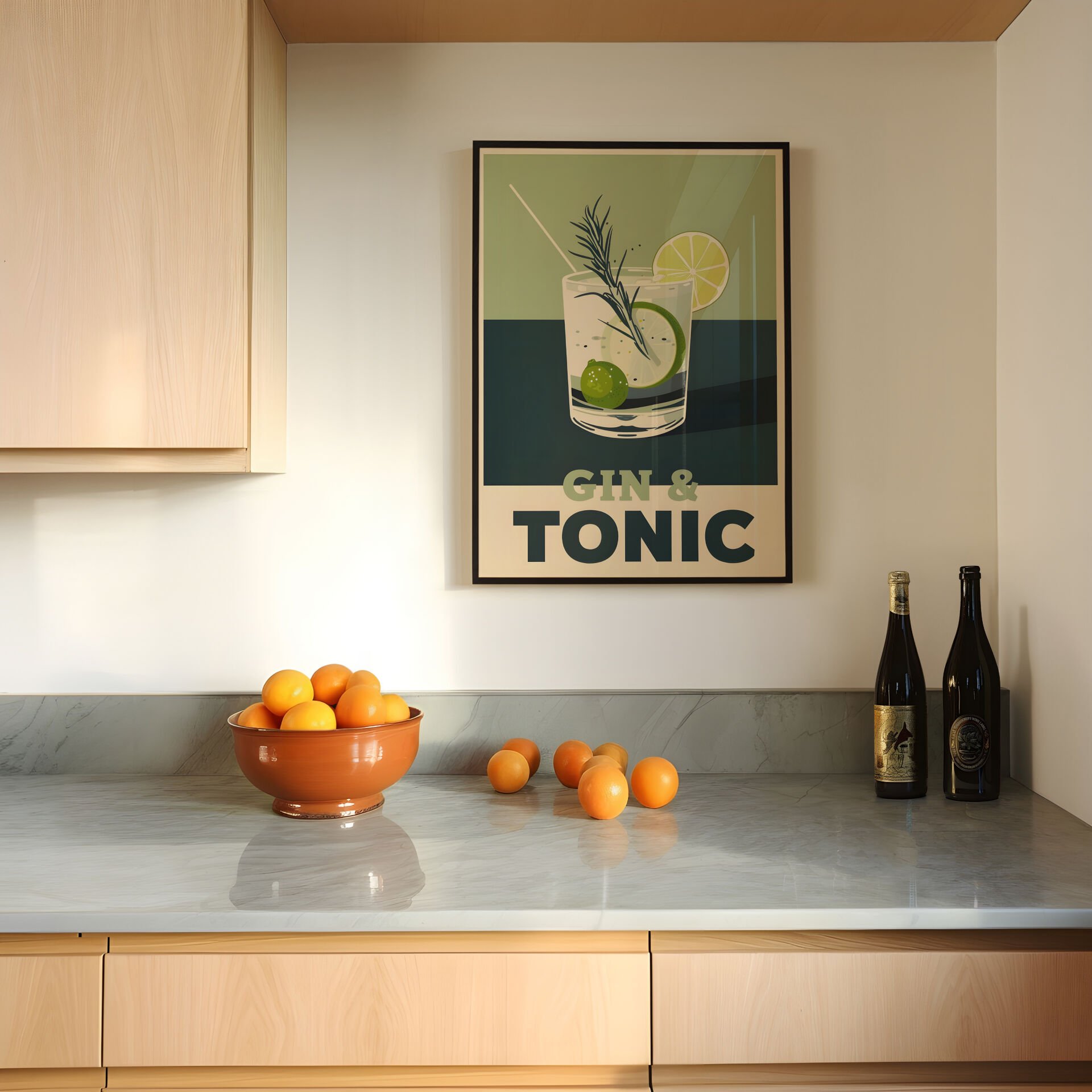 Gin & Tonic Çerçevesiz Poster