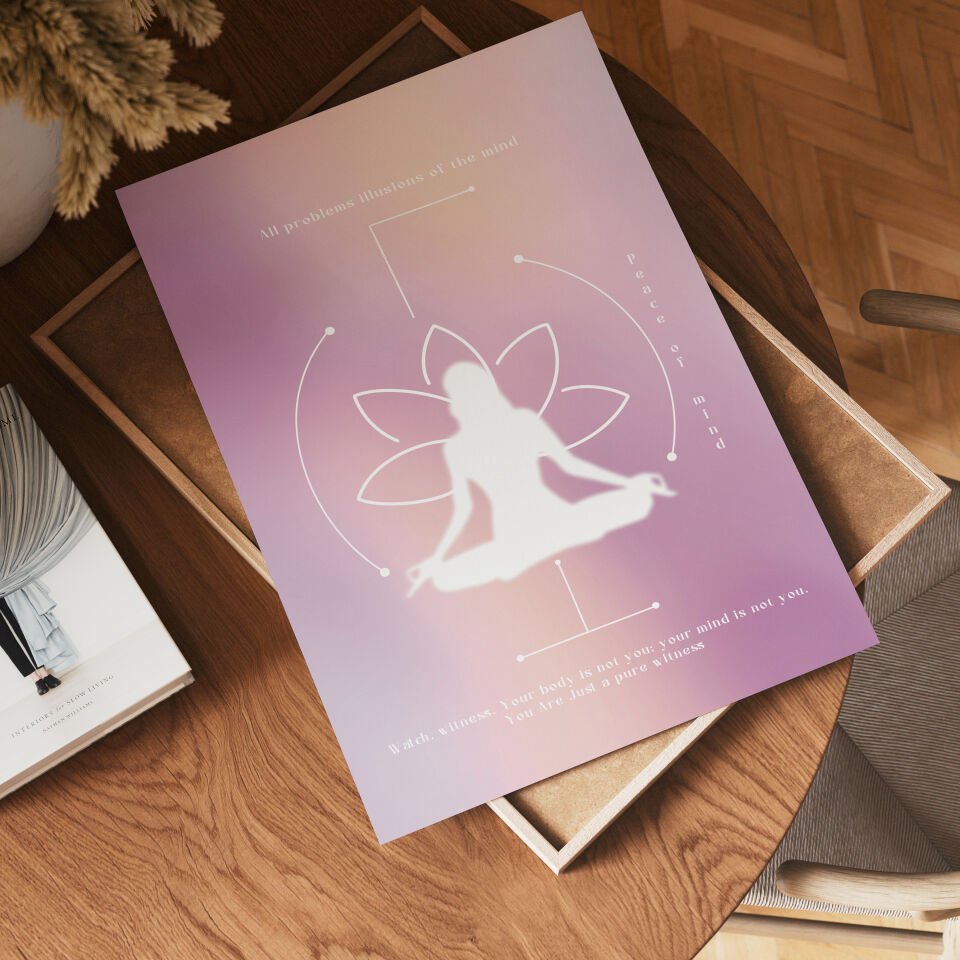 Zen Light Çerçevesiz Poster
