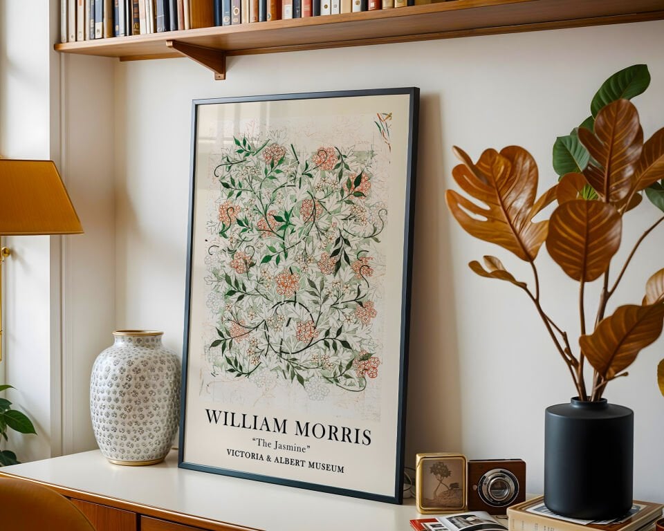 William Morris Patterns 3'lü Çerçevesiz Poster Seti