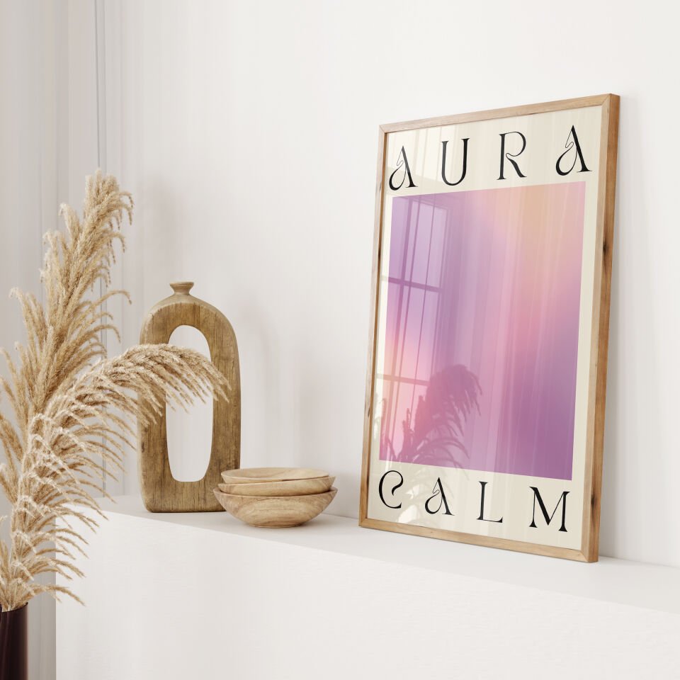 Aura Calm Çerçevesiz Poster