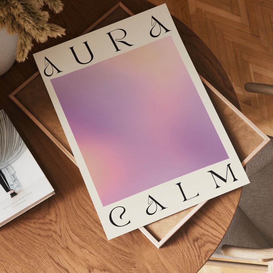 Aura Calm Çerçevesiz Poster