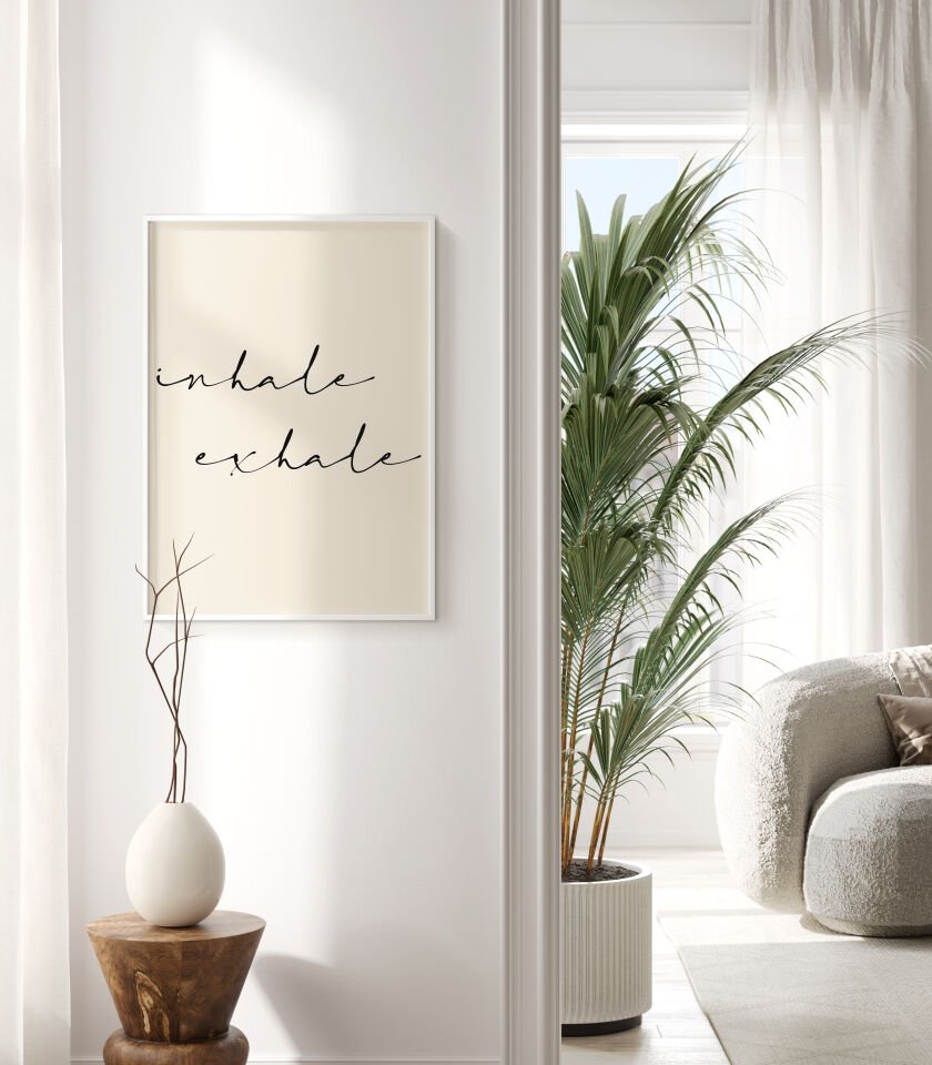 Breathe Çerçevesiz Poster