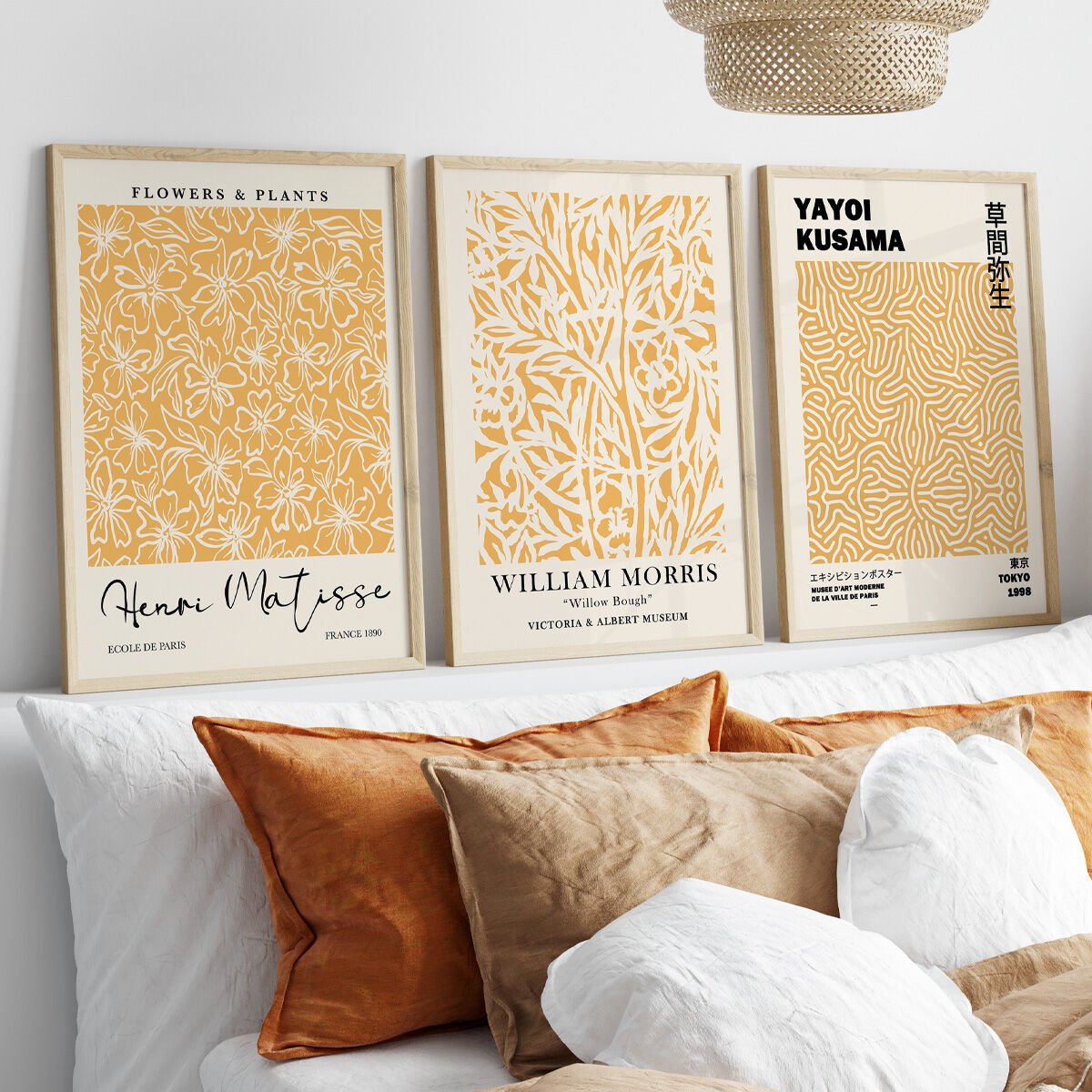 Exhibition 3'lü Çerçevesiz Poster