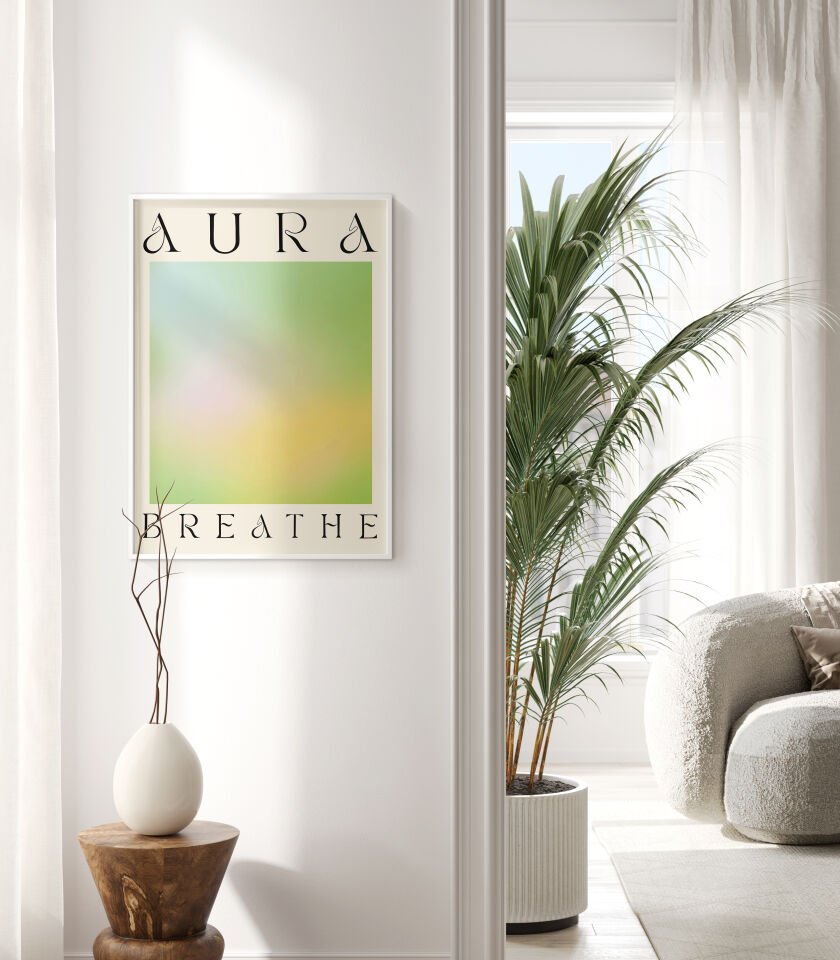 Aura Breathe Çerçevesiz Poster