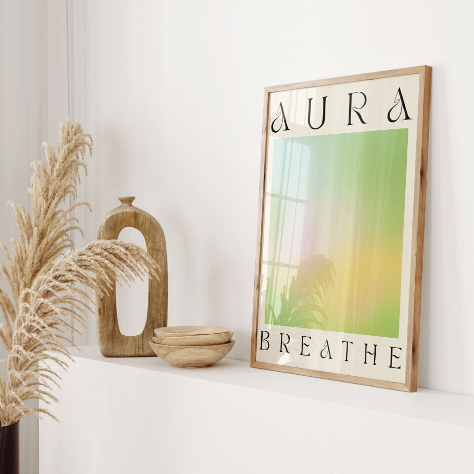 Aura Breathe Çerçevesiz Poster