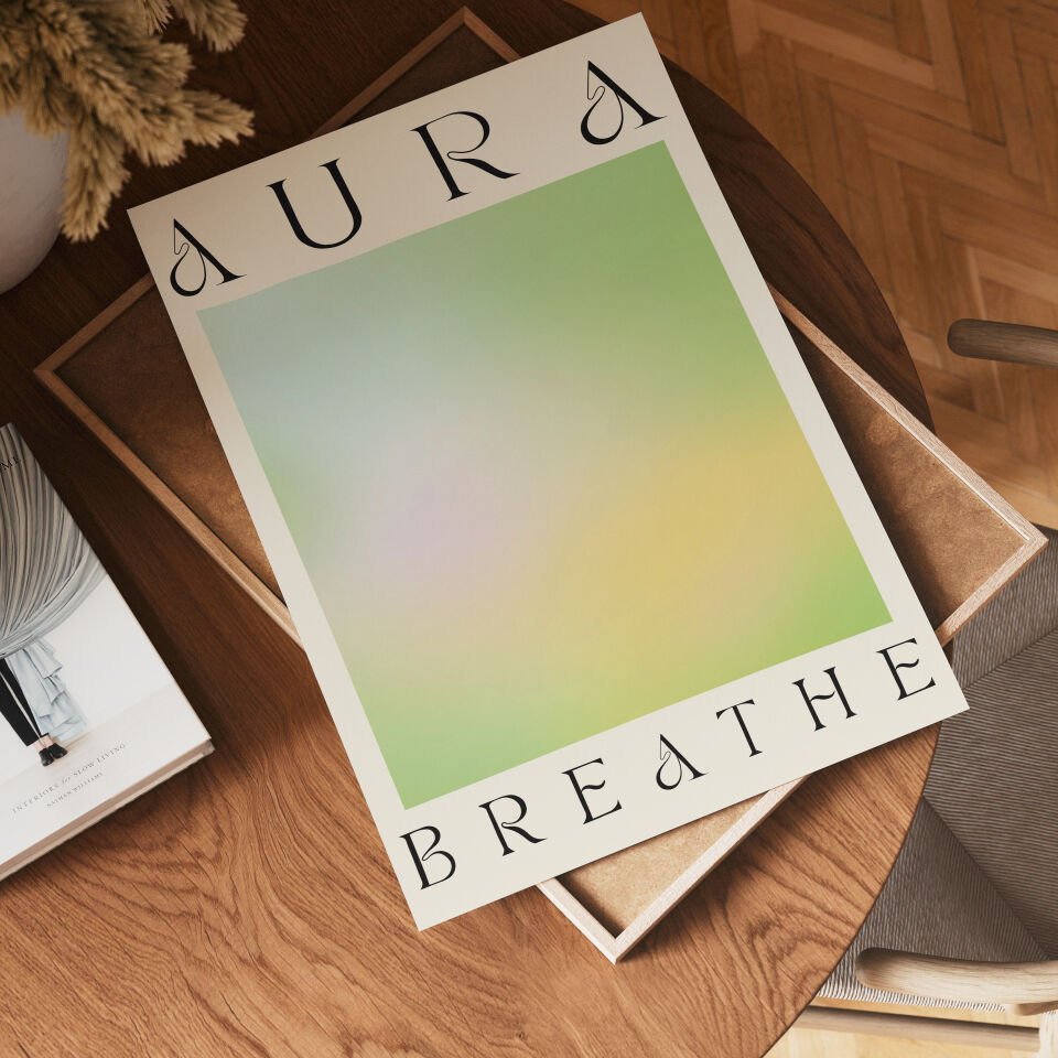 Aura Breathe Çerçevesiz Poster