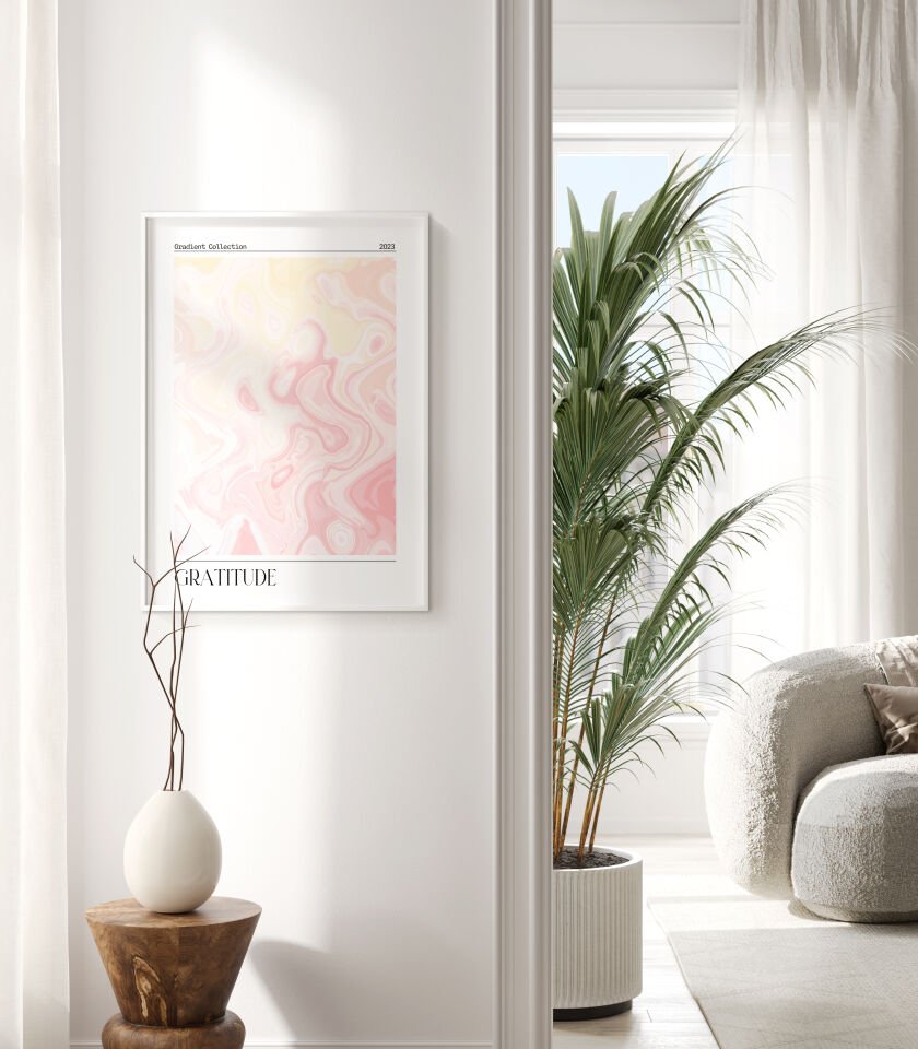 Soft Gratitude Çerçevesiz Poster