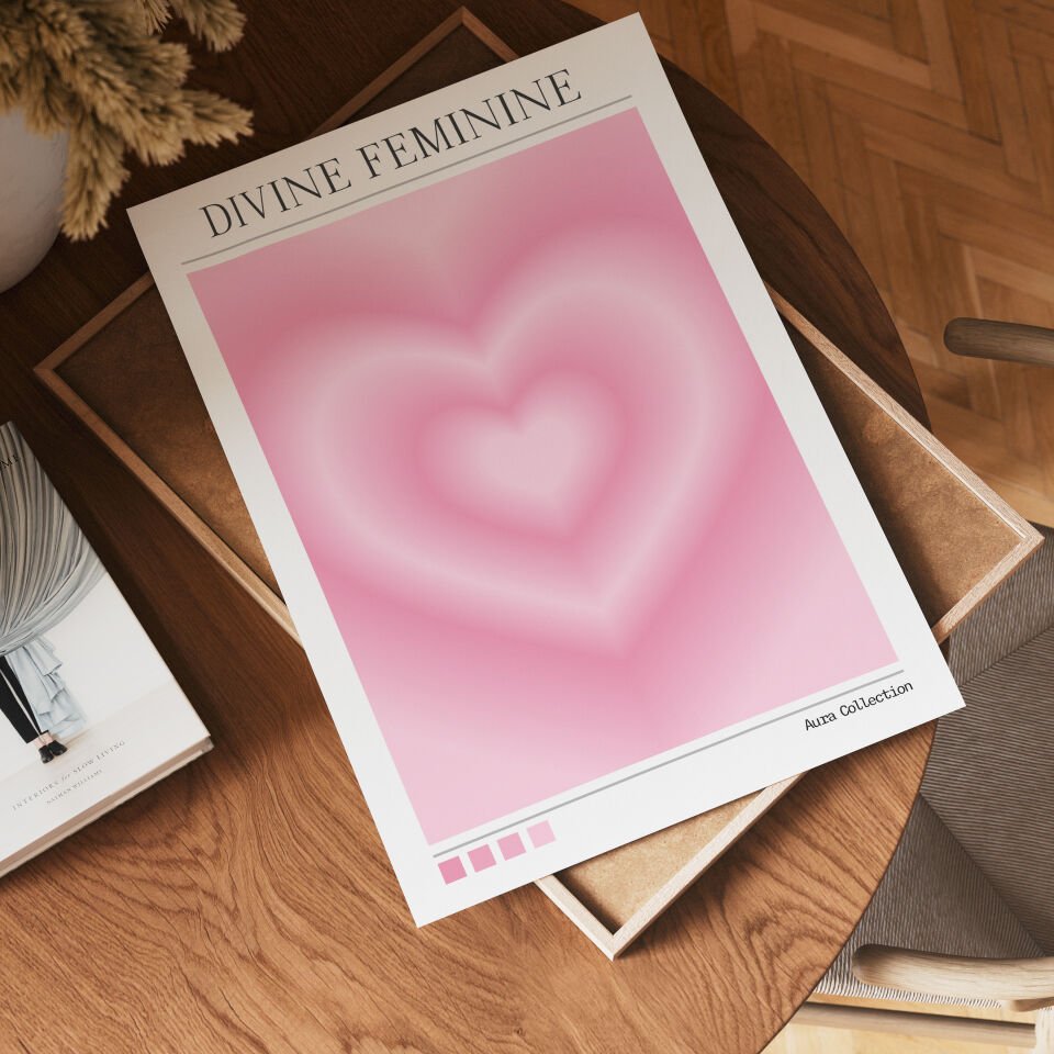 Soft Heart Çerçevesiz Poster