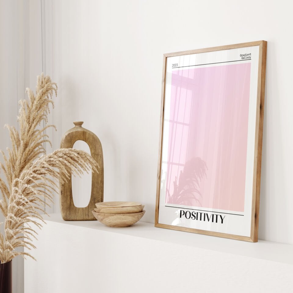 Positivity Aura Çerçevesiz Poster