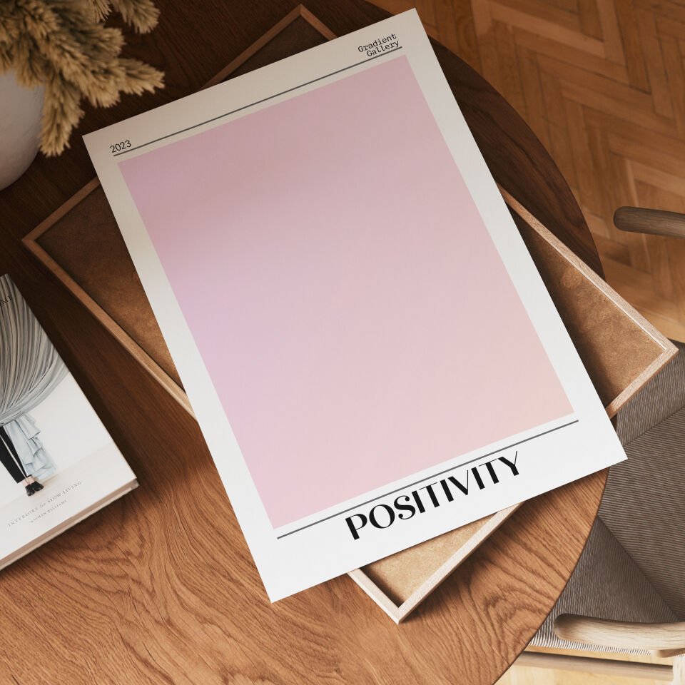 Positivity Aura Çerçevesiz Poster