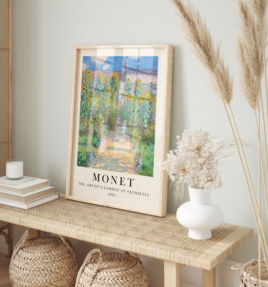 Monet Nature Landscapes 3'lü Çerçevesiz Poster