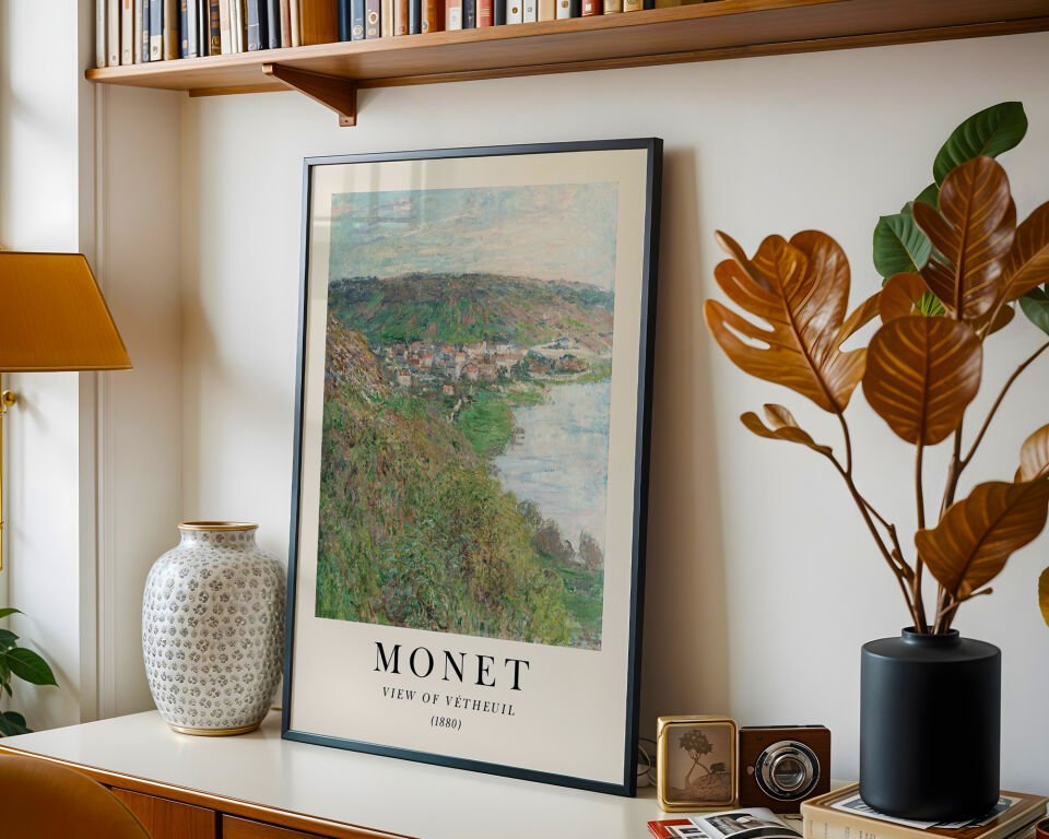 Monet Nature Landscapes 3'lü Çerçevesiz Poster