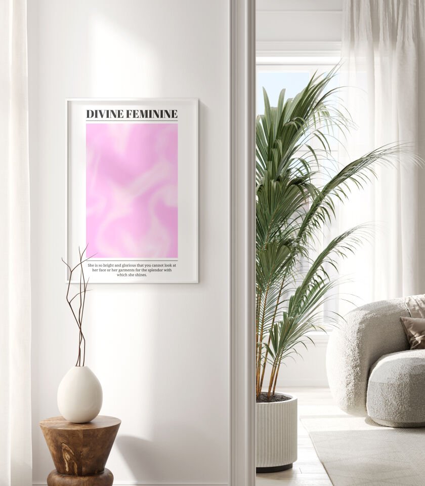 Glory Pink Çerçevesiz Poster