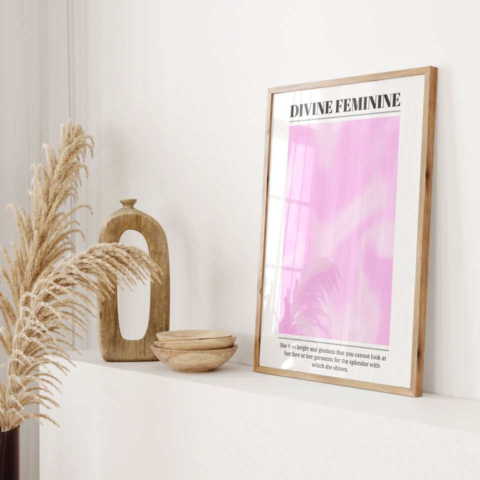 Glory Pink Çerçevesiz Poster