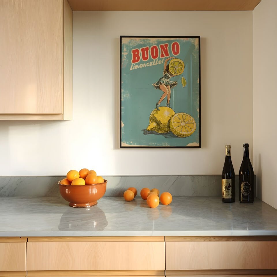 Buono Limoncello Çerçevesiz Poster