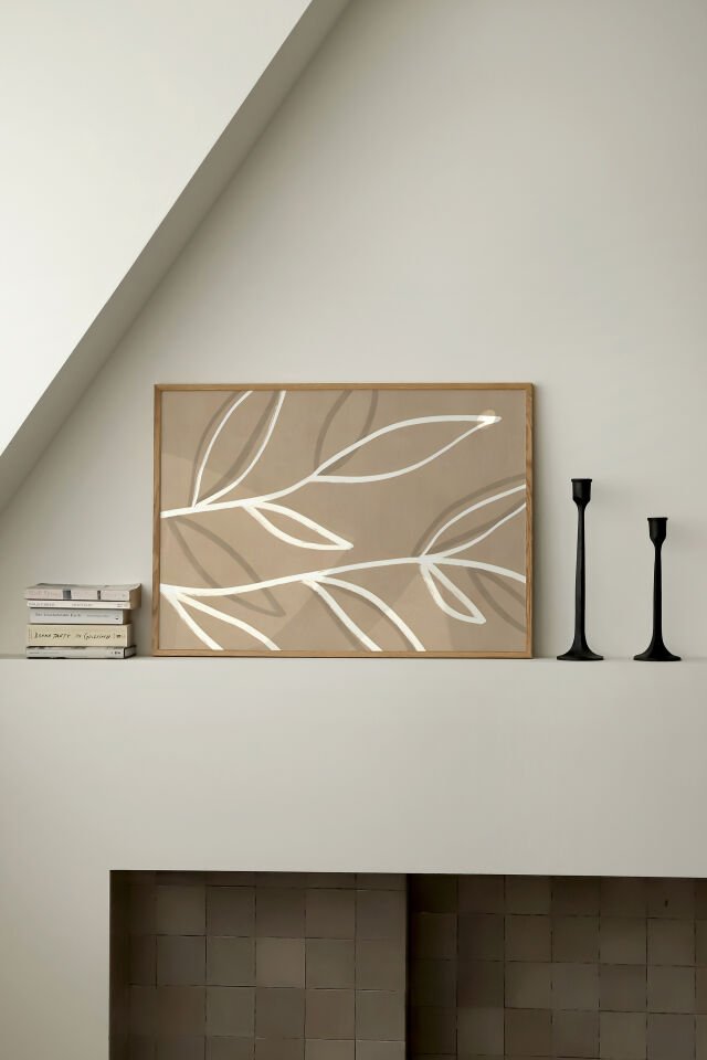 Neutral Flow Çerçevesiz Poster