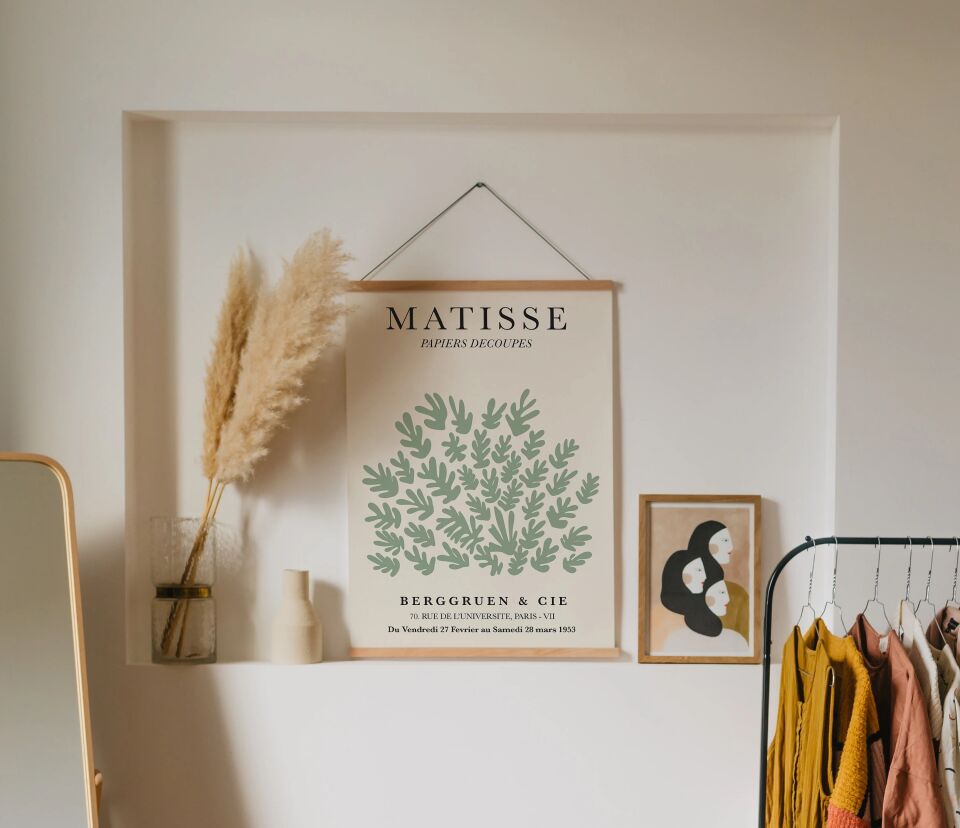 Sage Green 3'lü Çerçevesiz Poster